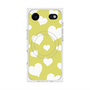 Premium Square Case with MagSafe［ Dot Hearts - Yellow ］