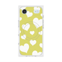 Premium Square Case with MagSafe［ Dot Hearts - Yellow ］