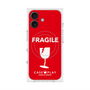 Premium Square Case with MagSafe［ FRAGILE - Red ］