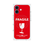 Premium Square Case with MagSafe［ FRAGILE - Red ］