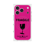 Premium Square Case with MagSafe［ FRAGILE - Pink ］