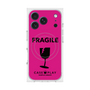Premium Square Case with MagSafe［ FRAGILE - Pink ］