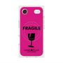 Premium Square Case with MagSafe［ FRAGILE - Pink ］