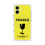Premium Square Case with MagSafe［ FRAGILE - Yellow ］