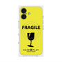 Premium Square Case with MagSafe［ FRAGILE - Yellow ］