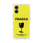 Premium Square Case with MagSafe［ FRAGILE - Yellow ］