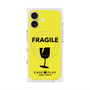 Premium Square Case with MagSafe［ FRAGILE - Yellow ］