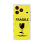 Premium Square Case with MagSafe［ FRAGILE - Yellow ］