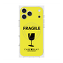 Premium Square Case with MagSafe［ FRAGILE - Yellow ］