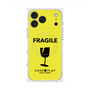 Premium Square Case with MagSafe［ FRAGILE - Yellow ］