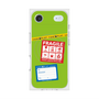 Premium Square Case with MagSafe［ FRAGILE Stickers - Green ］