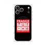 Premium Square Case with MagSafe［ FRAGILE Sticker - Black ］