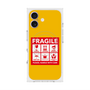 Premium Square Case with MagSafe［ FRAGILE Sticker - Yellow ］