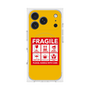 Premium Square Case with MagSafe［ FRAGILE Sticker - Yellow ］