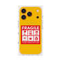 Premium Square Case with MagSafe［ FRAGILE Sticker - Yellow ］