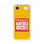 Premium Square Case with MagSafe［ FRAGILE Sticker - Yellow ］
