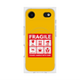 Premium Square Case with MagSafe［ FRAGILE Sticker - Yellow ］