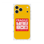Premium Square Case with MagSafe［ FRAGILE Sticker - Yellow ］