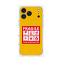Premium Square Case with MagSafe［ FRAGILE Sticker - Yellow ］