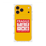 Premium Square Case with MagSafe［ FRAGILE Sticker - Yellow ］