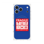 Premium Square Case with MagSafe［ FRAGILE Sticker - Blue ］