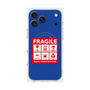 Premium Square Case with MagSafe［ FRAGILE Sticker - Blue ］