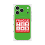 Premium Square Case with MagSafe［ FRAGILE Sticker - Green ］