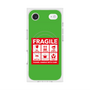 Premium Square Case with MagSafe［ FRAGILE Sticker - Green ］