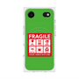 Premium Square Case with MagSafe［ FRAGILE Sticker - Green ］