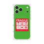 Premium Square Case with MagSafe［ FRAGILE Sticker - Green ］