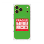 Premium Square Case with MagSafe［ FRAGILE Sticker - Green ］