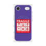 Premium Square Case with MagSafe［ FRAGILE Sticker - Purple ］