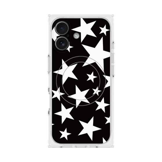 Premium Square Case with MagSafe［ Stars - Black ］