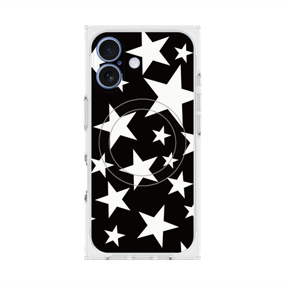 Premium Square Case with MagSafe［ Stars - Black ］