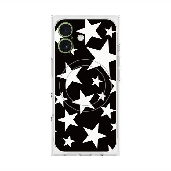 Premium Square Case with MagSafe［ Stars - Black ］