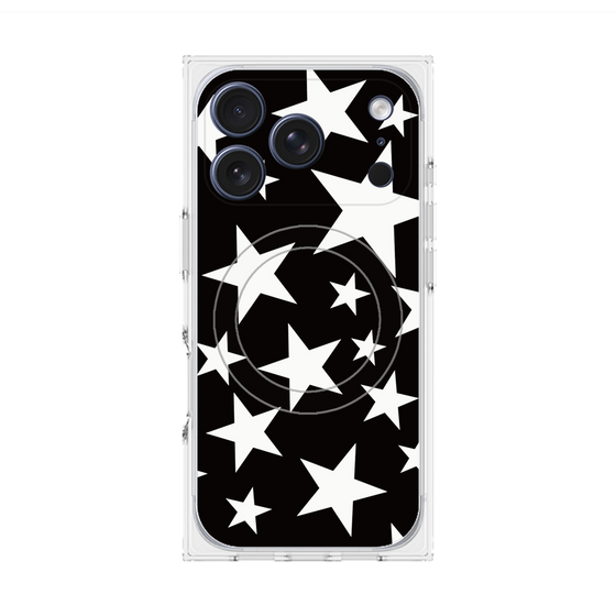 Premium Square Case with MagSafe［ Stars - Black ］