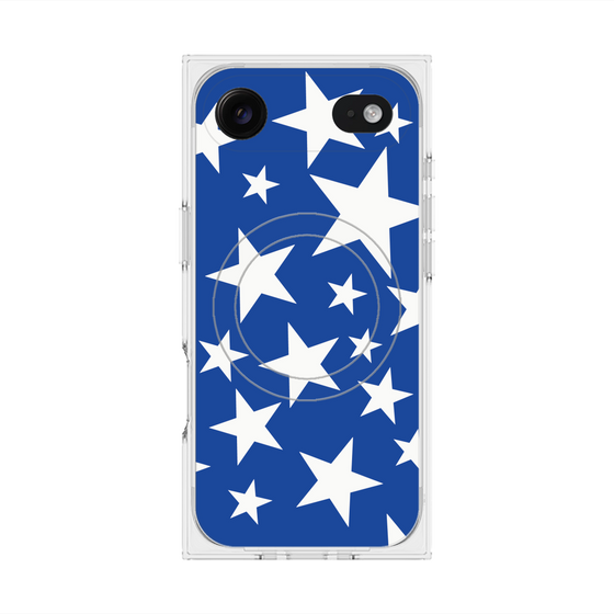 Premium Square Case with MagSafe［ Stars - Blue ］