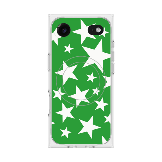 Premium Square Case with MagSafe［ Stars - Green ］