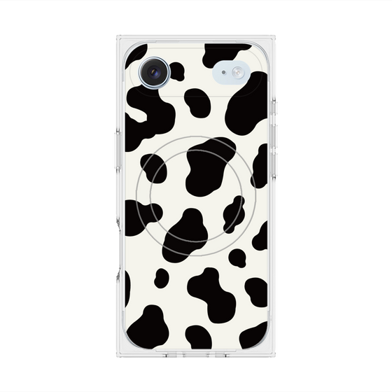 Premium Square Case with MagSafe［ Cow - White ］