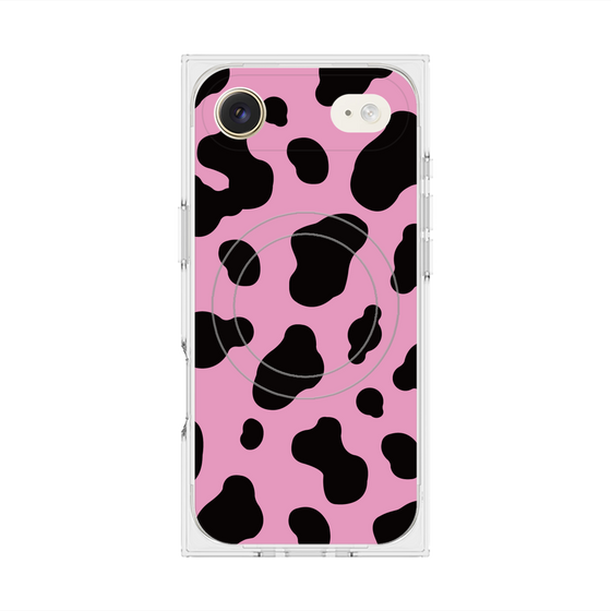 Premium Square Case with MagSafe［ Cow - Pink ］