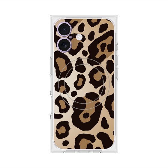 Premium Square Case with MagSafe［ Leopard - Yellow ］