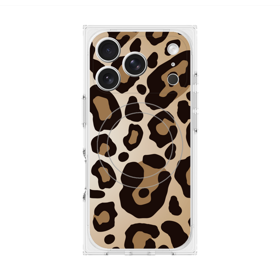 Premium Square Case with MagSafe［ Leopard - Yellow ］