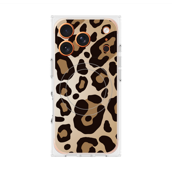 Premium Square Case with MagSafe［ Leopard - Yellow ］