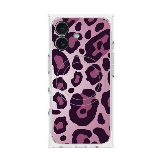 Premium Square Case with MagSafe［ Leopard - Pink ］