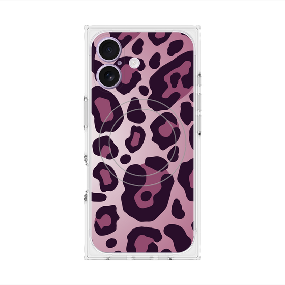 Premium Square Case with MagSafe［ Leopard - Pink ］