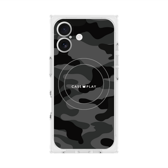 Premium Square Case with MagSafe［ Camouflage - Black ］