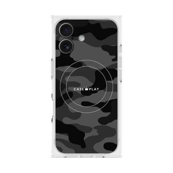 Premium Square Case with MagSafe［ Camouflage - Black ］
