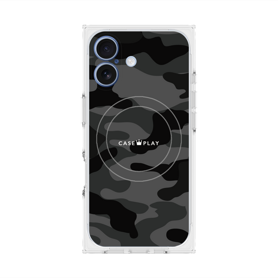 Premium Square Case with MagSafe［ Camouflage - Black ］