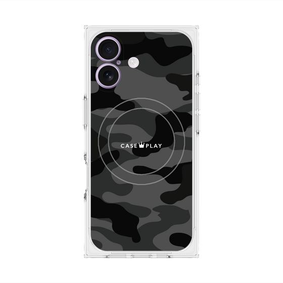 Premium Square Case with MagSafe［ Camouflage - Black ］