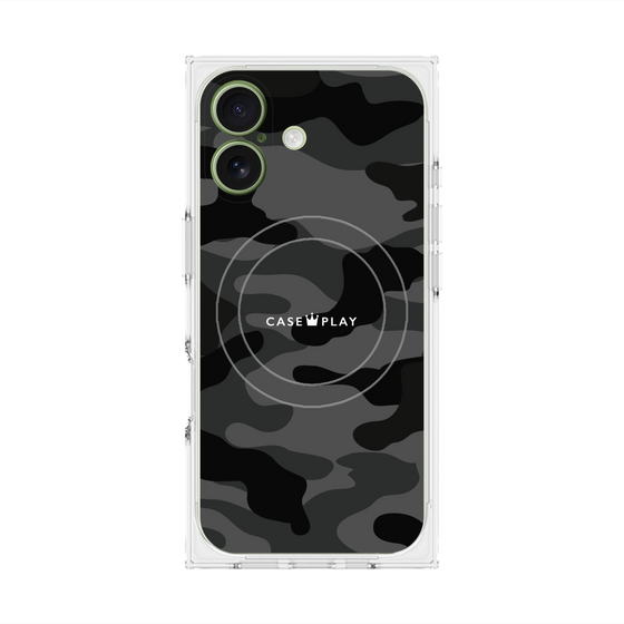 Premium Square Case with MagSafe［ Camouflage - Black ］